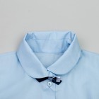 Блузка для девочки, рост 128 см, цвет голубой - Фото 3
