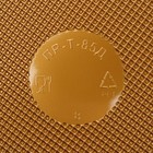 Контейнер пластиковый одноразовый ПР-Т-85Д, круглый, крышка, d=11 см, цвет золотистый - Фото 4