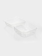 Контейнер одноразовый с неразъёмной крышкой ПР-К-15 В, пластик, квадратный, 250 мл, 15.2×8.1 см, прозрачный - Фото 2