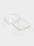Контейнер одноразовый с неразъёмной крышкой ПР-К-15 В, пластик, квадратный, 250 мл, 15.2×8.1 см, прозрачный - Фото 3