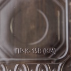 Контейнер одноразовый с неразъёмной крышкой ПР-К-15 В, пластик, квадратный, 250 мл, 15.2×8.1 см, прозрачный - Фото 8