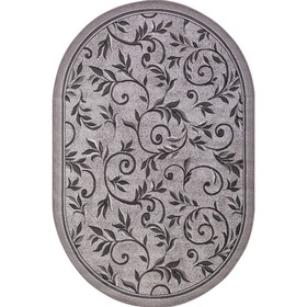 Ковёр овальный Merinos Silver, размер 150x190 см, цвет light gray mр