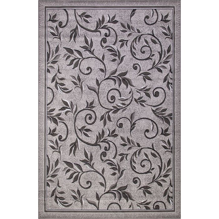 Ковёр прямоугольный Merinos Silver, размер 100x200 см, цвет light gray mр