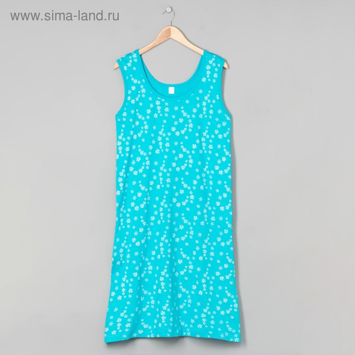 Сорочка женская, цвет голубой, размер 54 - Фото 1