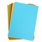 Бумага цветная А4, 50 листов CREATIVE Интенсив, 5 цветов, 80 г/м2 - фото 9036785