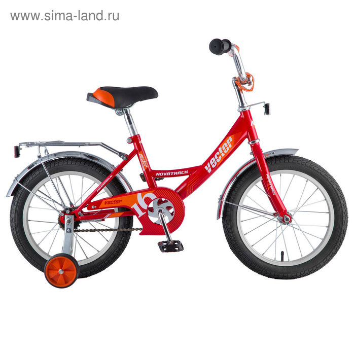 Велосипед 16" Novatrack Vector, цвет красный - Фото 1