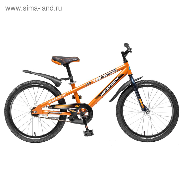 Велосипед 20" Novatrack Juster, цвет оранжевый - Фото 1