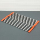 Сушилка для посуды на раковину 37х22х1 см, цвет МИКС - Фото 1