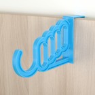 Вешалка на дверь 18,5х2,5х9 см «Моно» цвет МИКС - Фото 1