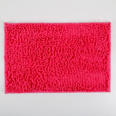 Коврик для дома «Букли длинные», 40×60 см, цвет коралловый