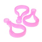 Карабин пластик "Розовый" 4 см набор 40 шт - Фото 1