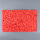 Коврик для ванной Доляна «Букли длинные», 50×78 см, цвет коралловый - Фото 1