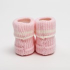 Носки детские «Пинетки Зефирки», рост 62-68 см, цвет розовый - Фото 2