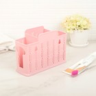 Корзина для хранения, 3 отделения, цвет МИКС - Фото 3