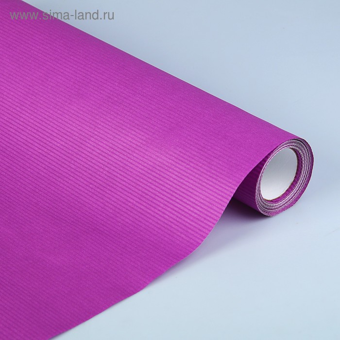Бумага гофрированная "Bella Carta", пурпурная, 0,5 х 10 м - Фото 1