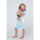Пижама для девочки "Мишки-Тедди", рост 122-128 см, цвет голубой мт105 - Фото 2