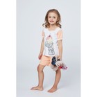 Пижама для девочки "Мишки-Тедди", рост 110-116 см, цвет персиковый мт105 - Фото 2