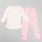 Пижама для девочки "Мишки -Тедди", рост 98-104 см, цвет белый/розовый Т125 - Фото 2