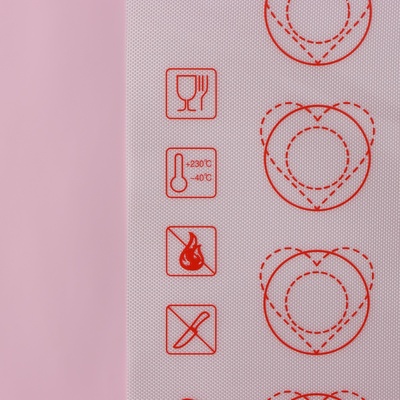 Коврик для выпечки армированный Доляна «Макарун», силикон, 40×30 см