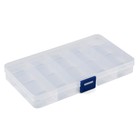Контейнер для хранения крепежа, пластиковый, 15 ячеек, прозрачный - Фото 2