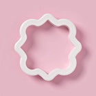 Формы для печенья Доляна «Рамки», набор 4 шт.: 9×7.5 / 8.7×6.6 / 8×9 / 8.5×6.5 см, пластик, белые - Фото 4