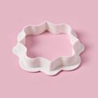 Формы для печенья Доляна «Рамки», набор 4 шт.: 9×7.5 / 8.7×6.6 / 8×9 / 8.5×6.5 см, пластик, белые - Фото 5