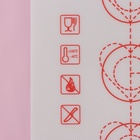 Коврик для выпечки армированный Доляна «Макарун», силикон, 29.3×26 см, белый - Фото 4