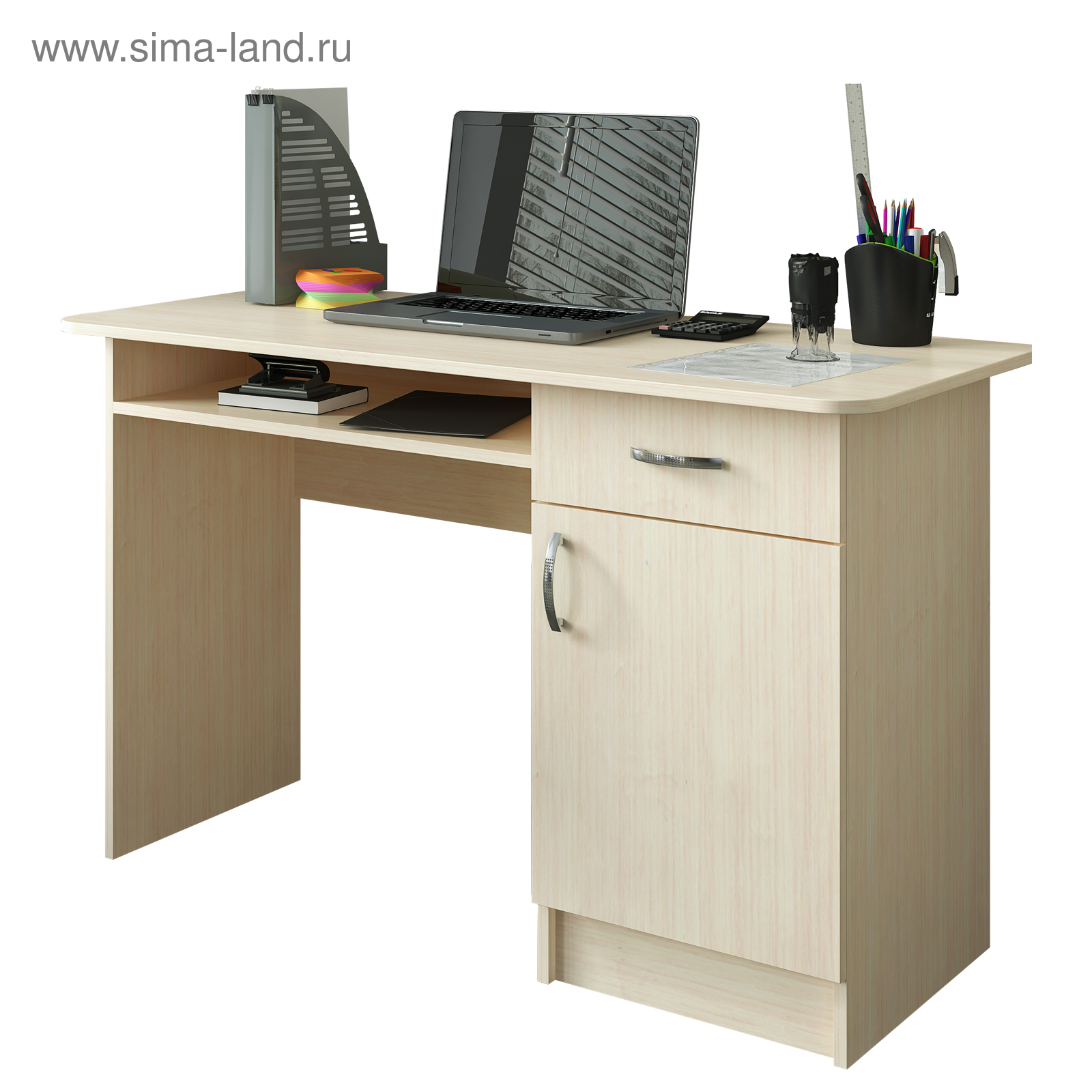Стол письменный 1200 × 570 × 750, Дуб молочный (3551661) - Купить по ...