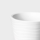 Кашпо для цветов со вставкой Plast-Avenue «Валенсия», 2.8 л, пластик, белое - Фото 3