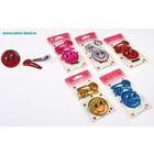 набор для волос цветной "Блескучка" 3 пр смайлик - Фото 2