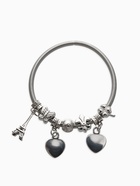 Браслет с шармами «Марджери» символы удачи, цвет серебро, 6 см - Фото 1