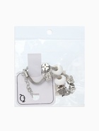 Браслет с шармами «Марджери. Рука хамса», белый в серебре, L=19 см - Фото 8