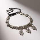 Браслет металл «Марджери» затягивающийся, сова, цвет серебро, 6 см - Фото 1