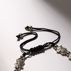 Браслет металл «Марджери» затягивающийся, сова, цвет серебро, 6 см - Фото 2