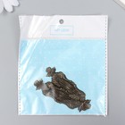 Декоративный элемент "Вавилон" 2,4х10 см С-053 (комплект 2 шт) - фото 26187093