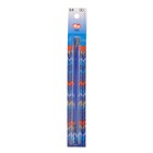 Спицы для вязания прямые, детские, d=3,5мм, 17см, цвет синий - Фото 2