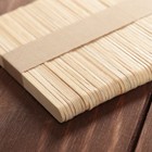Набор деревянных палочек для мороженого, 11,5×1,1 см, 48-50 шт - фото 8388900
