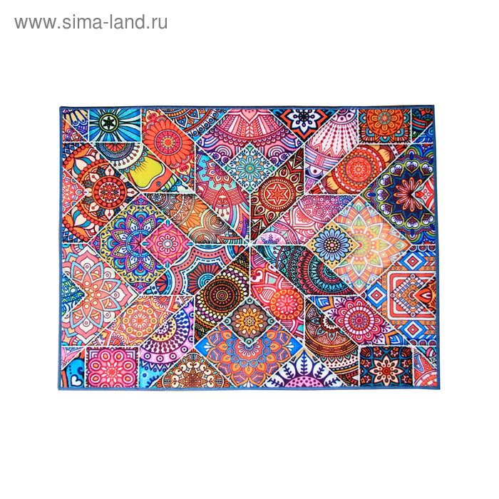 Коврик «Мозаика», размер 100х133 см - Фото 1