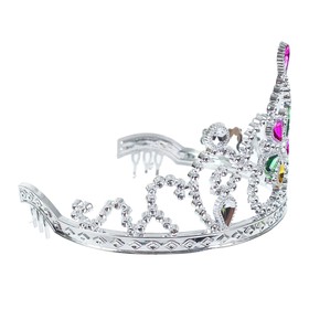 Корона на голову для девочки «Блеск» (комплект 12 шт)