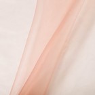 Штора Органза 145*150 см на шторной лентой персик, 100% пэ - Фото 4