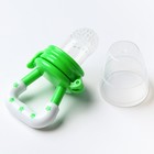 Ниблер для прикорма, от 5 мес., с силиконовой сеточкой, размер М, зеленый - Фото 19
