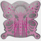 Формы для наращивания ногтей «Butterfly», 10 шт, цвет розовый/серебристый - фото 8389087
