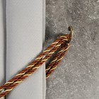 Крючок для штор "ТУНДРА" KS002, однорожковый, цвет бронза - Фото 5