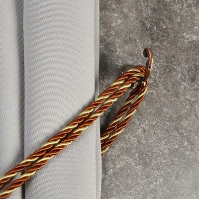 Держатель для штор KS002, однорожковый, цвет медь