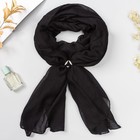 Комплект "Ночь" (палантин 90*180 см, кольцо), цвет чёрный - Фото 1