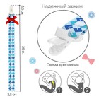 Держатель для соски - пустышки , ниблера «Джентльмен» на ленте - Фото 2