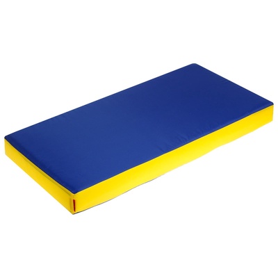 Мат ONLYTOP, 100×50×10 см, цвет жёлтый/синий