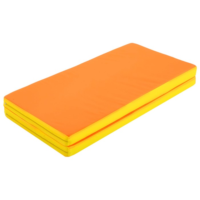 Мат ONLITOP, 100х100х6 см, 1 сложение, цвет жёлтый/оранжевый - фото 1909855928
