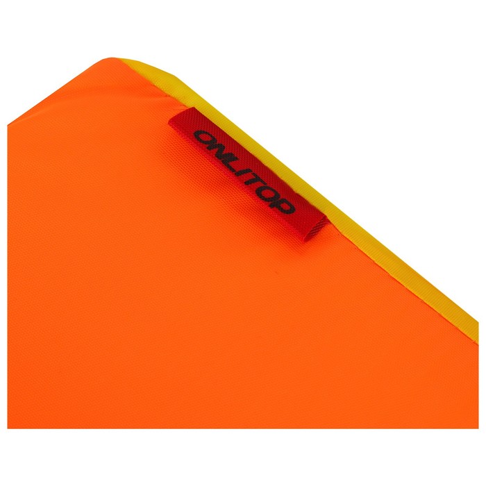 Мат ONLITOP, 100х100х6 см, 1 сложение, цвет жёлтый/оранжевый - фото 1909855930
