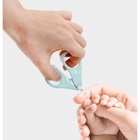 Ножницы маникюрные, детские, с защитным колпачком, голубой - Фото 6